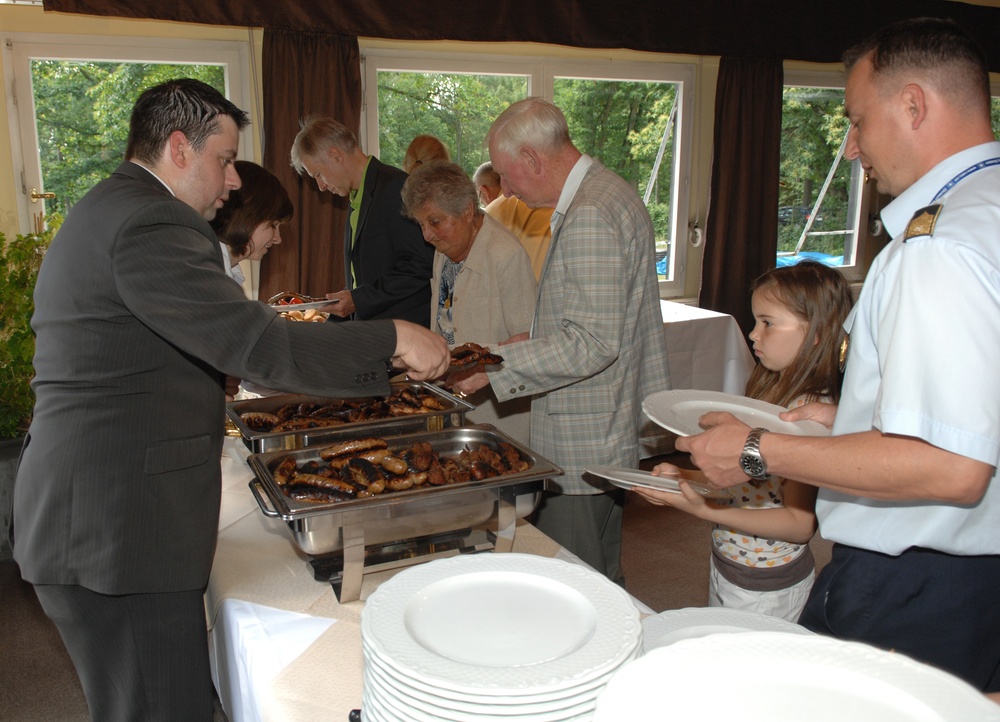 SHAPE Officer Association barbecue