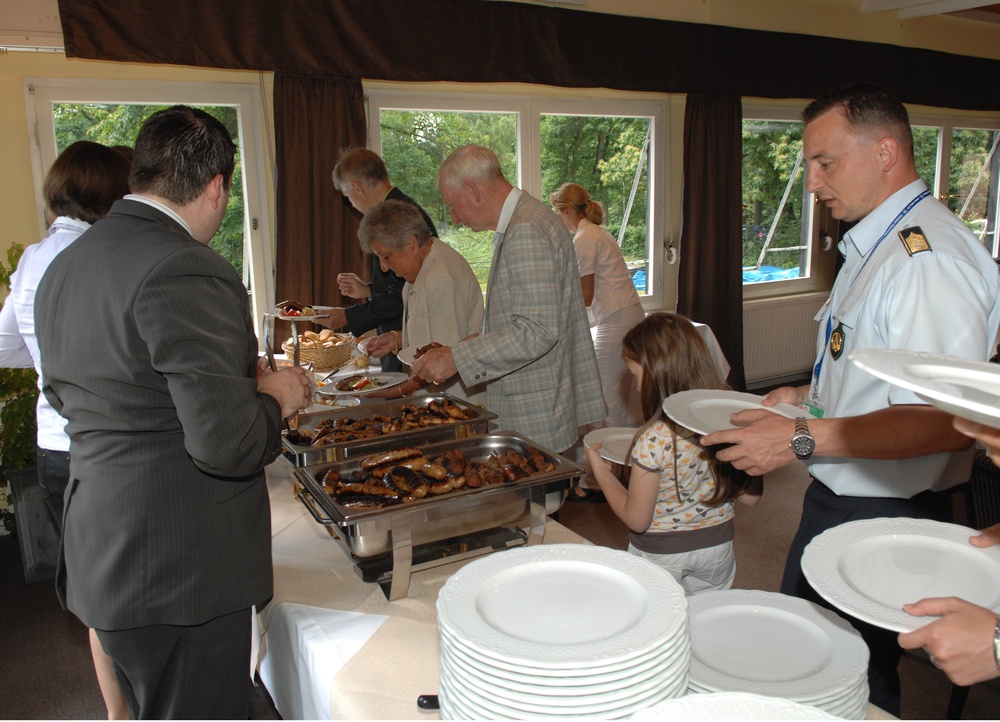 SHAPE Officer Association barbecue