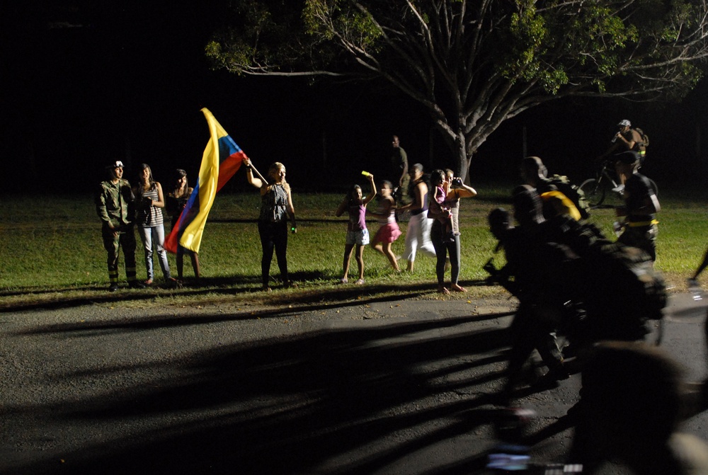 Fuerzas Comando 2012 road march