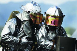 Aircraft Rescue and Firefighting train in Hawaii