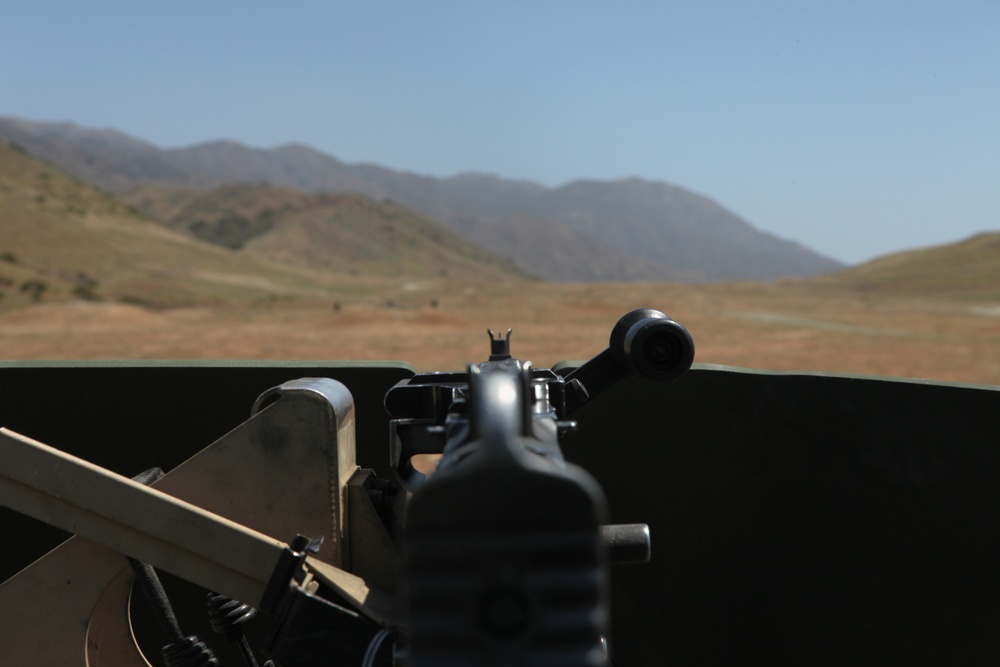 Marines send rounds down range for training