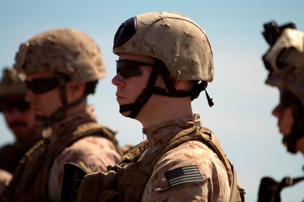 Raid force maintains marksmanship aboard USS New Orleans