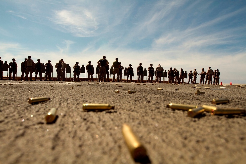 Raid force maintains marksmanship aboard USS New Orleans