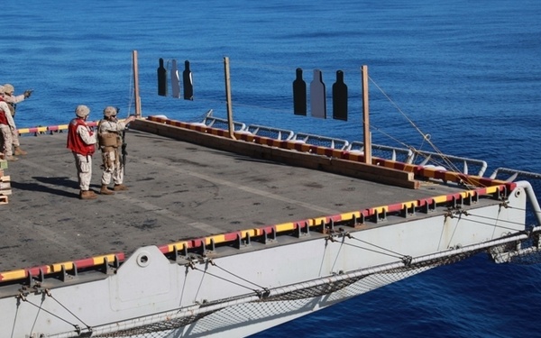 MEU Marines participate in live-fire while deployed