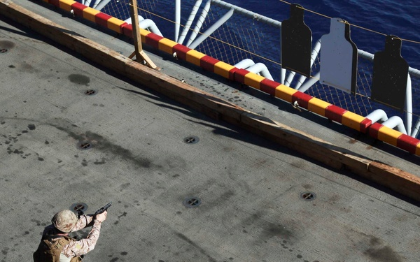 MEU Marines participate in live-fire while deployed