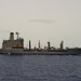 USS Taylor replentishment at sea