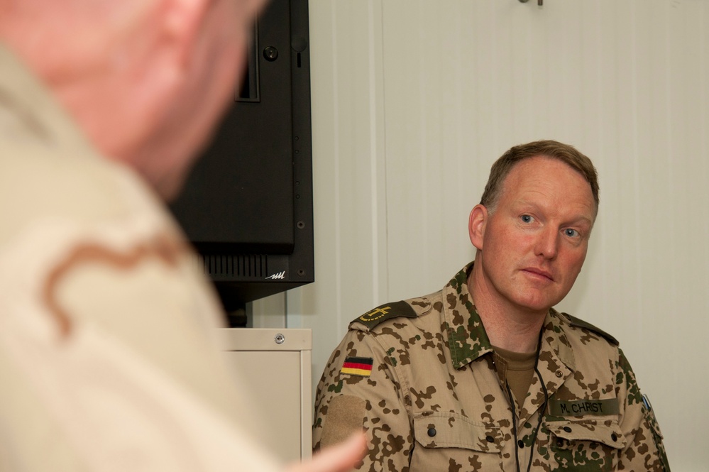 German dignitaries visit CJTF-HOA, Camp Lemonnier chaplains