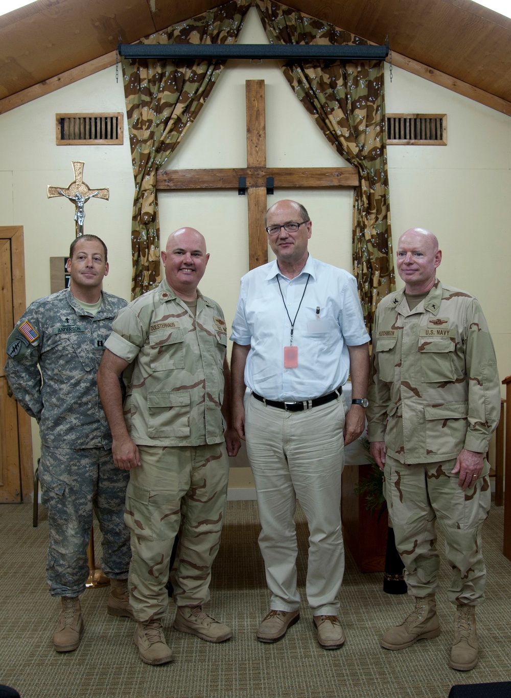 German dignitaries visit CJTF-HOA, Camp Lemonnier chaplains