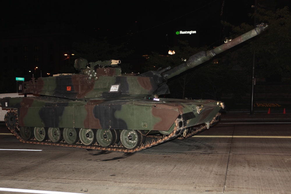 Marine Corps rolls out military vehicles for Marine Week Cleveland