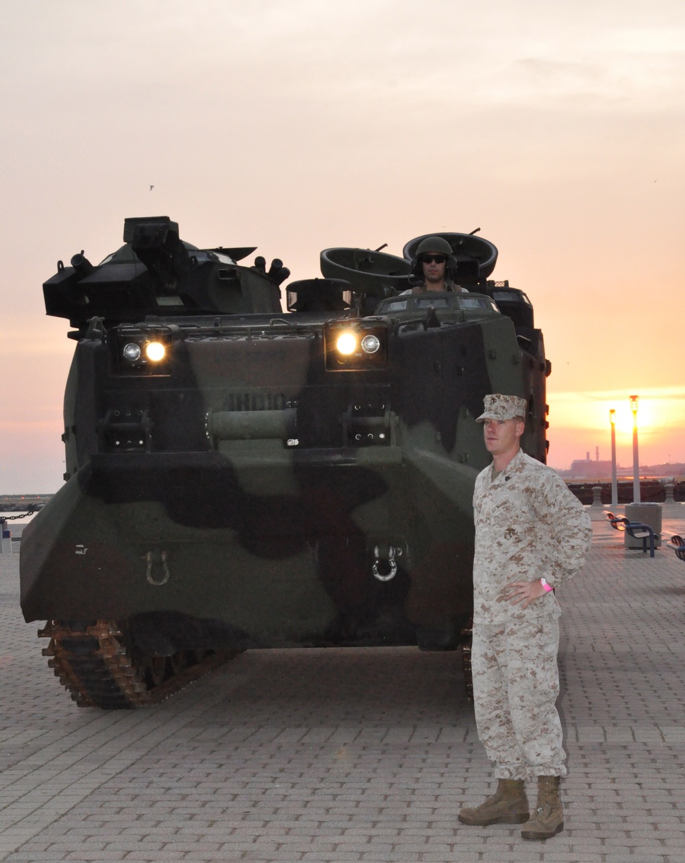 Marine vehicle roll out for Marine Week Cleveland