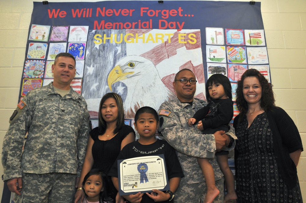 Army’s 237th Birthday elementary and middle school contest awardees