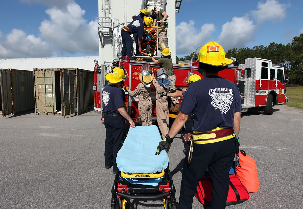 MCAS Beaufort Fire Drills