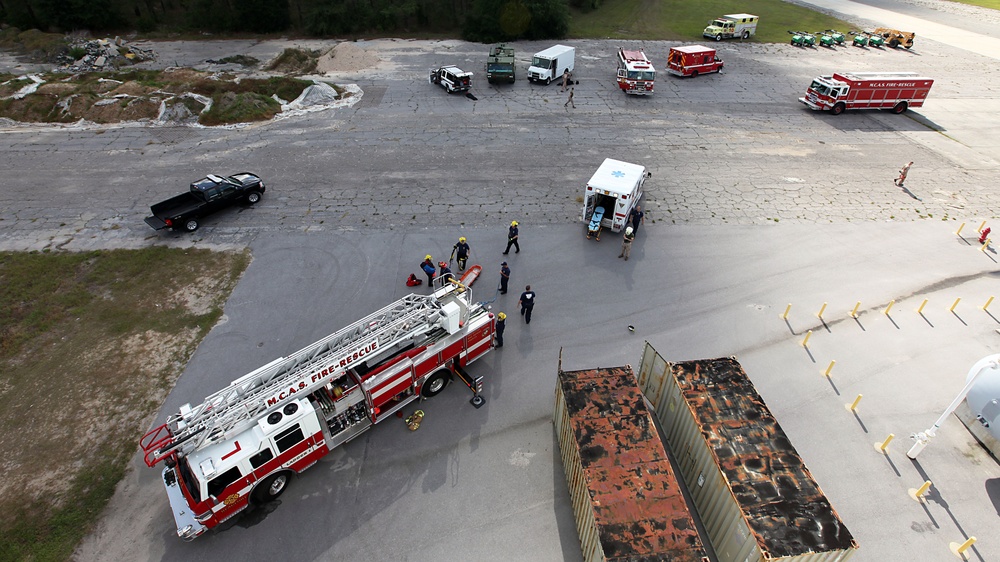 MCAS Beaufort Fire Drills