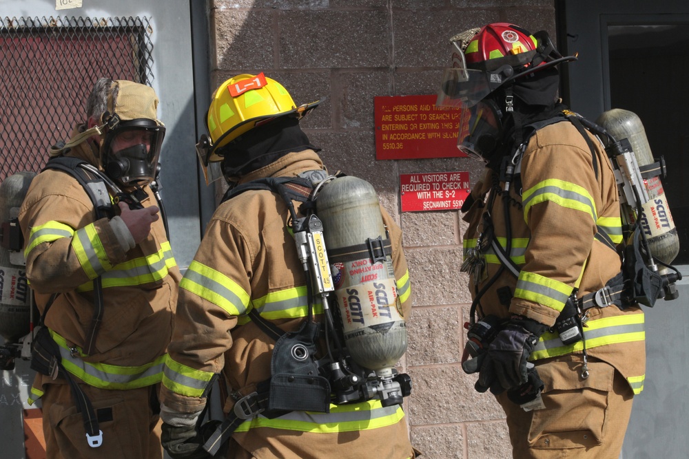 MCAS Beaufort Fire Drills