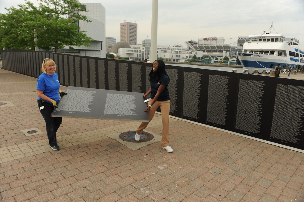 Voinovich Park Memorial