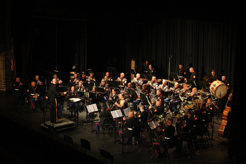 The Parris Island Marine Band, Westhill High School, Stamford, Conn.