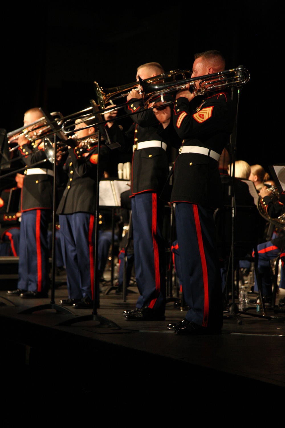 The Parris Island Marine Band, Westhill High School, Stamford, Conn.