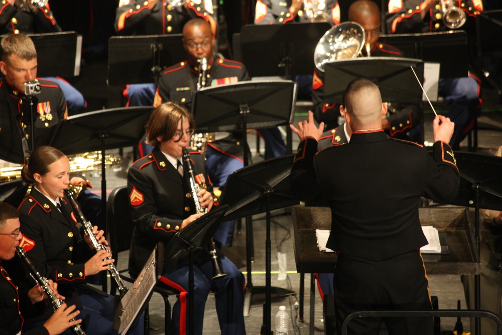 The Parris Island Marine Band, Westhill High School, Stamford, Conn.