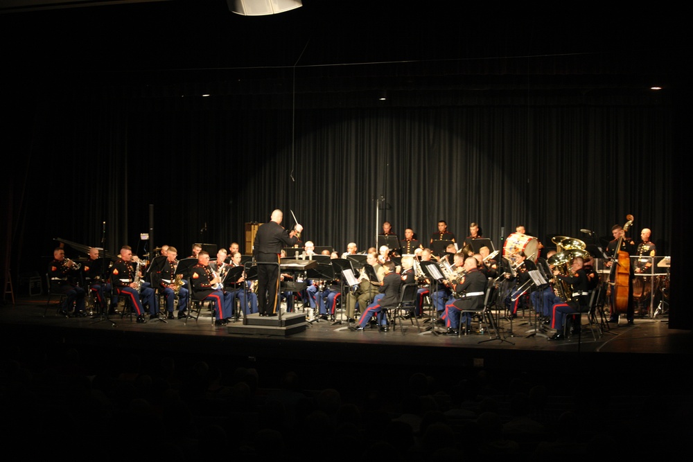 The Parris Island Marine Band, Westhill High School, Stamford, Conn.