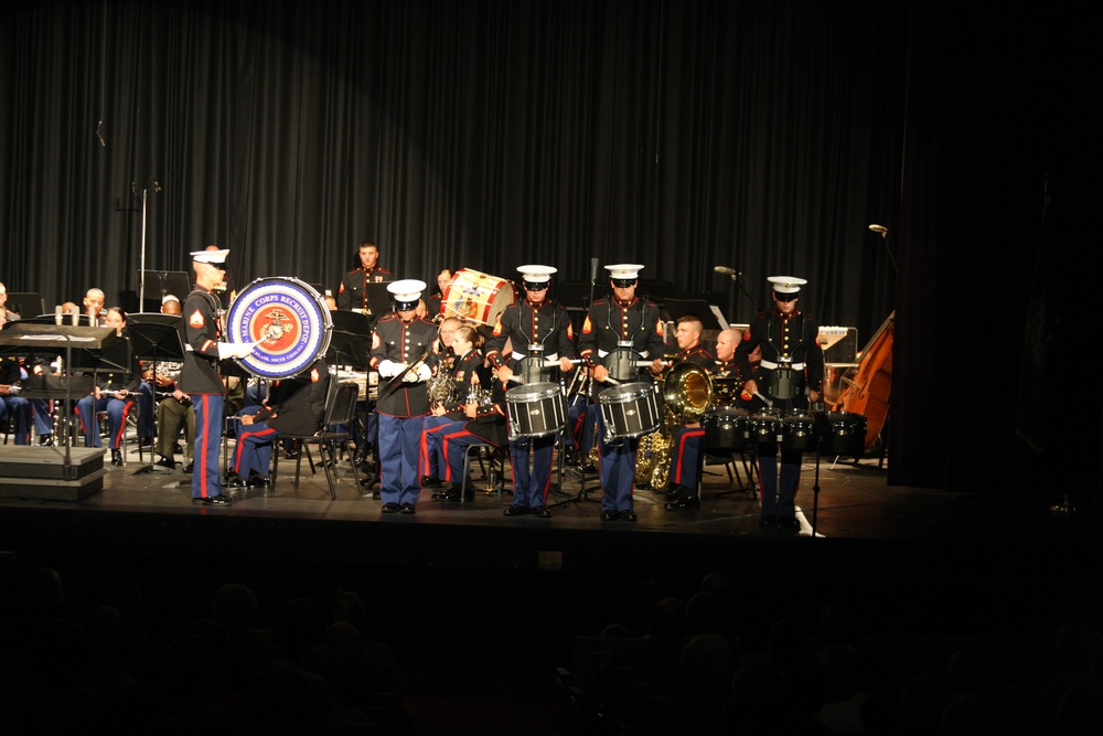 The Parris Island Marine Band, Westhill High School, Stamford, Conn.