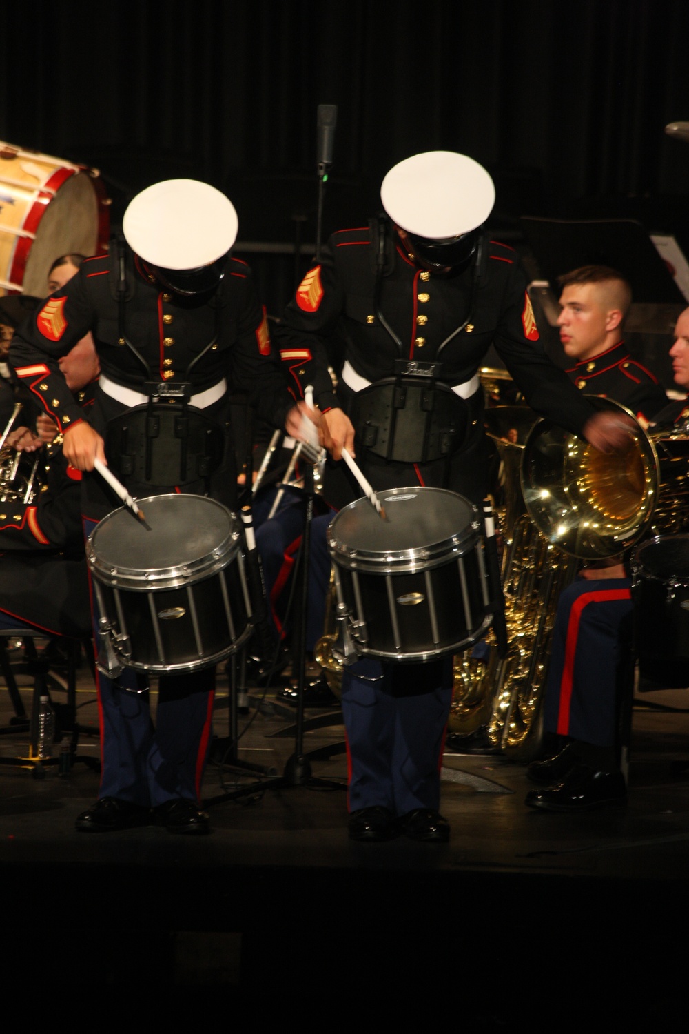 The Parris Island Marine Band, Westhill High School, Stamford, Conn.