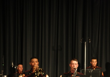 The Parris Island Marine Band, Westhill High School, Stamford, Conn.