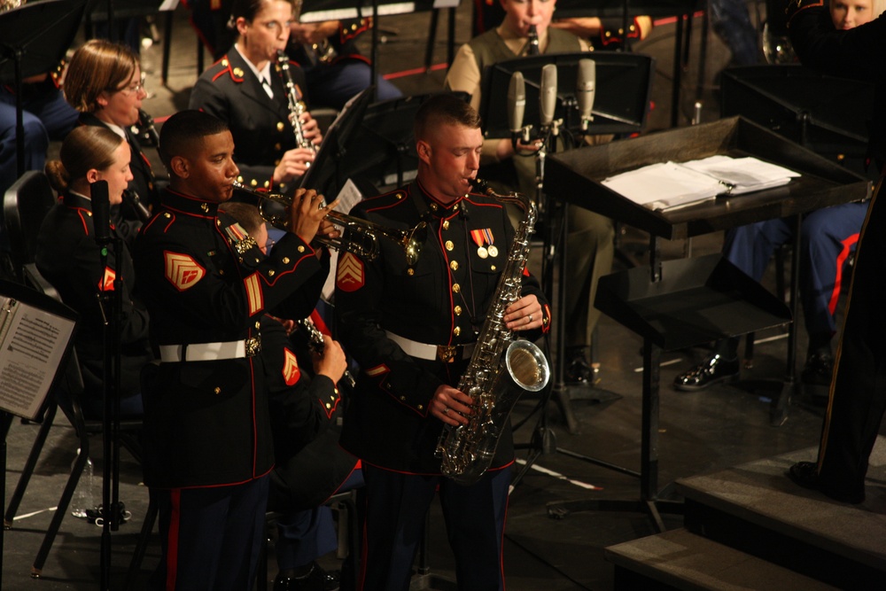 The Parris Island Marine Band, Westhill High School, Stamford, Conn.