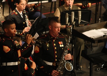 The Parris Island Marine Band, Westhill High School, Stamford, Conn.