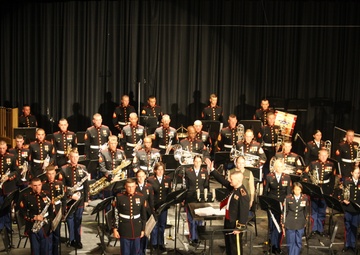 The Parris Island Marine Band, Westhill High School, Stamford, Conn.