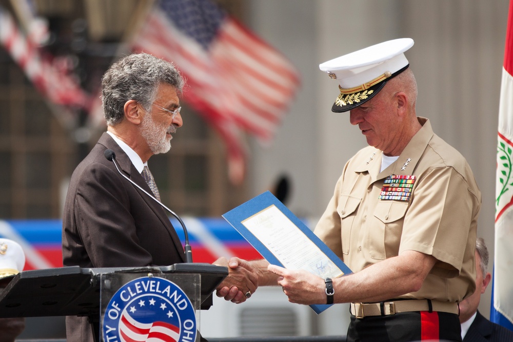 Marine Week Cleveland Proclamation Ceremony