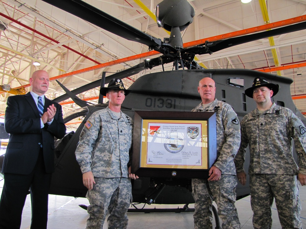 1-6 Air Cavalry Squadron accepts OH-58D Wartime Replacement Aircraft