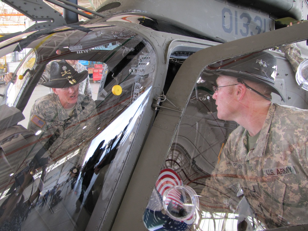 1-6 Air Cavalry Squadron accepts first Wartime Replacement Kiowa Warrior