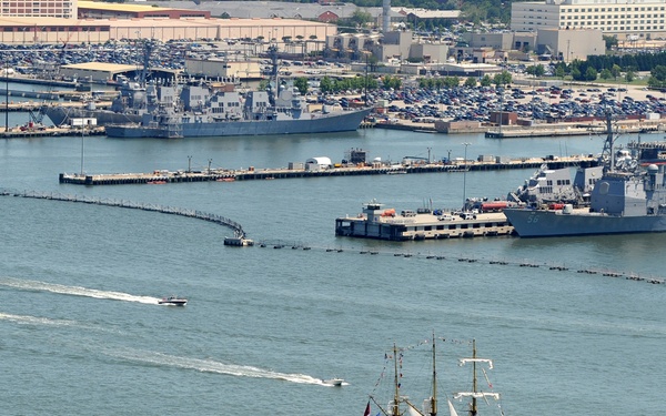 Ships participate in Operation Sail 2012 Virginia