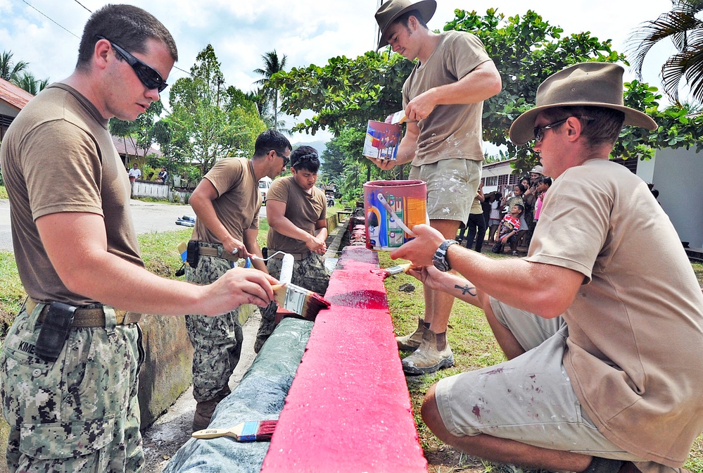 NMCB 40 in Indonesia