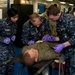 USS Peleliu conducts mass casualty drill