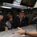 Former President George H.W. Bush aboard USS George H.W. Bush