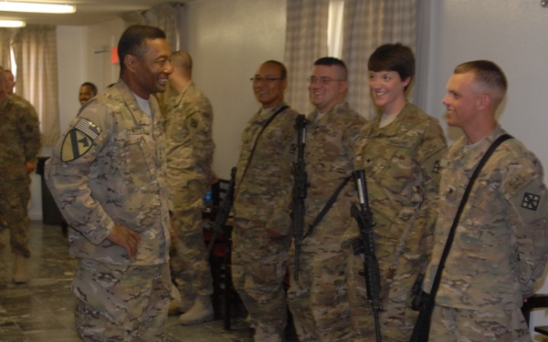 US Army Chief of Engineers visits JTF Empire Soldiers in Afghanistan