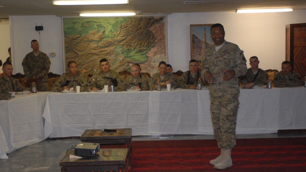 US Army Chief of Engineers visits JTF Empire Soldiers in Afghanistan