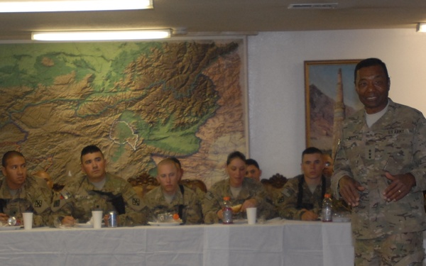 US Army Chief of Engineers visits JTF Empire Soldiers in Afghanistan