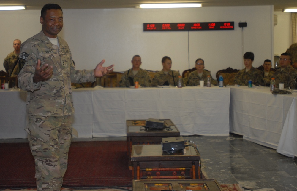 US Army Chief of Engineers visits JTF Empire Soldiers in Afghanistan
