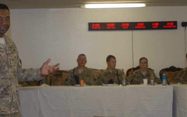 US Army Chief of Engineers visits JTF Empire Soldiers in Afghanistan