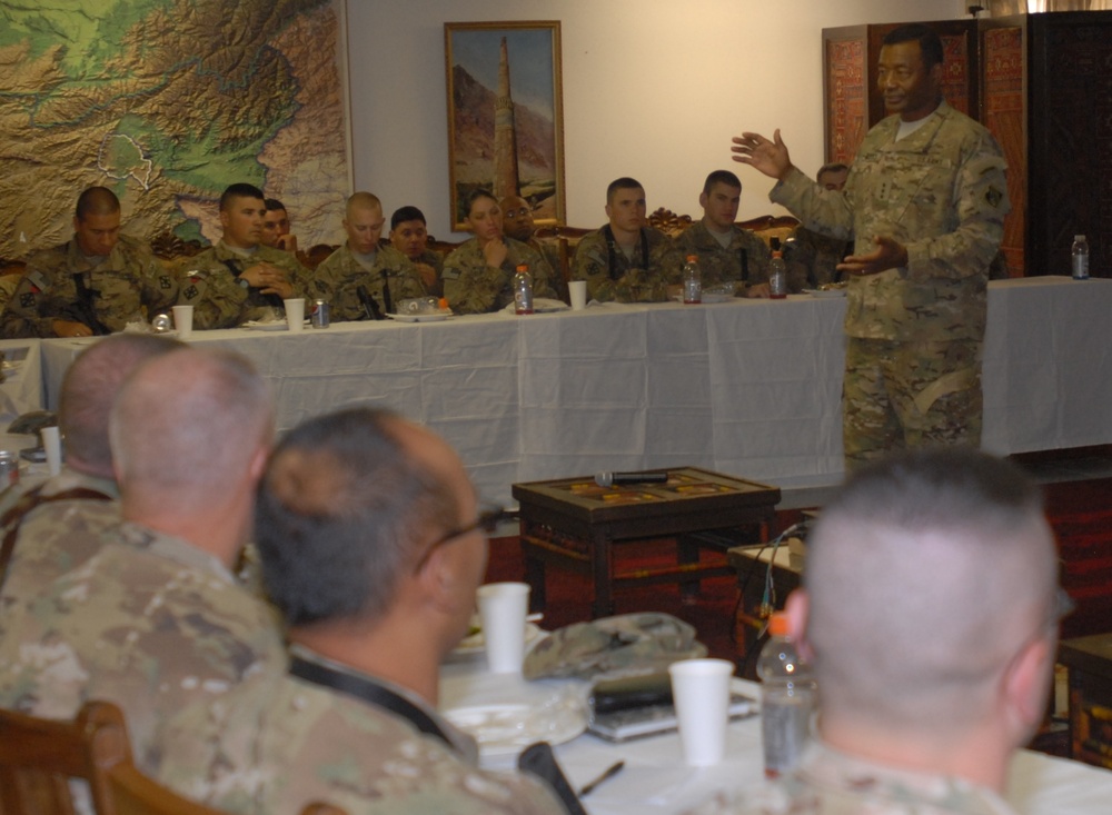 US Army Chief of Engineers visits JTF Empire Soldiers in Afghanistan