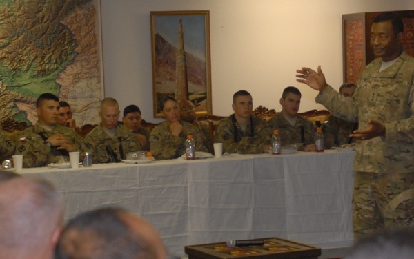 US Army Chief of Engineers visits JTF Empire Soldiers in Afghanistan
