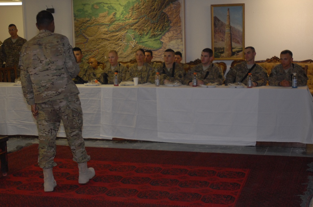US Army Chief of Engineers visits JTF Empire Soldiers in Afghanistan