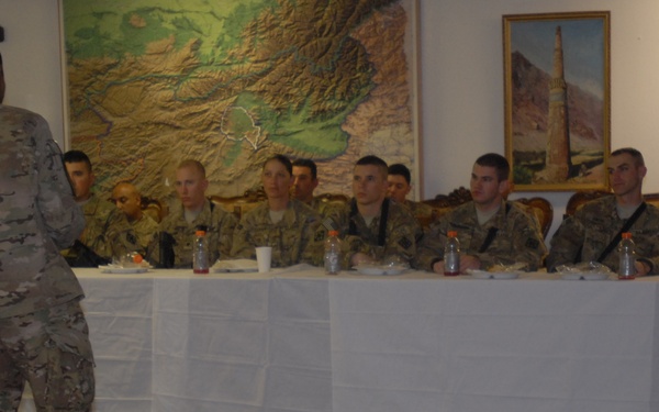 US Army Chief of Engineers visits JTF Empire Soldiers in Afghanistan