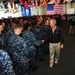 Former President George H.W. Bush aboard USS George H.W. Bush