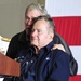 Former President George H.W. Bush aboard USS George H.W. Bush