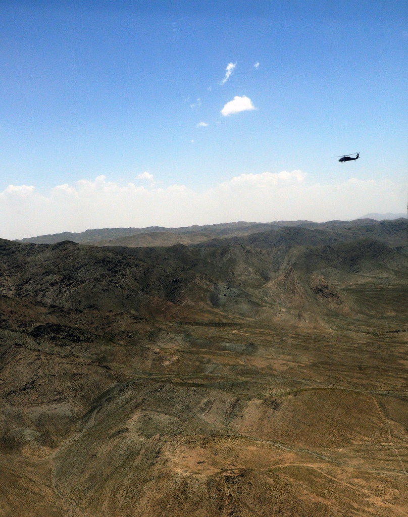 UH-60 over Afghanistan