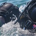 Marines participate in training dive