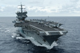 Enterprise makes safe transit from sea to shining sea